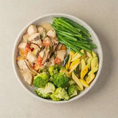 Chicken Ala King With Graden Veggies